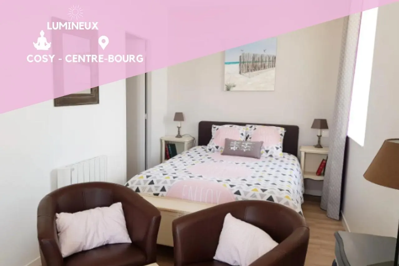 Studio Cosy Les Roses Tremieres 3 Etoiles Centre Plouharnel Proche Mer location
